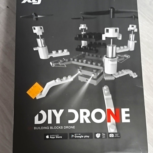 Diy drone building - drone, blocks